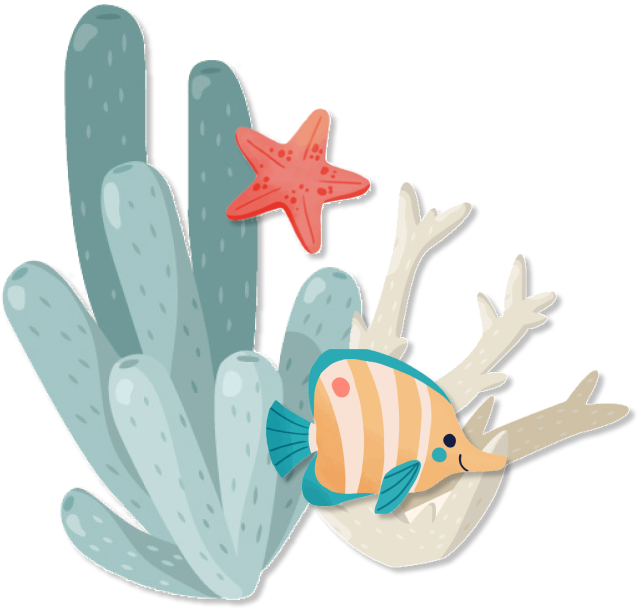corals and fishes